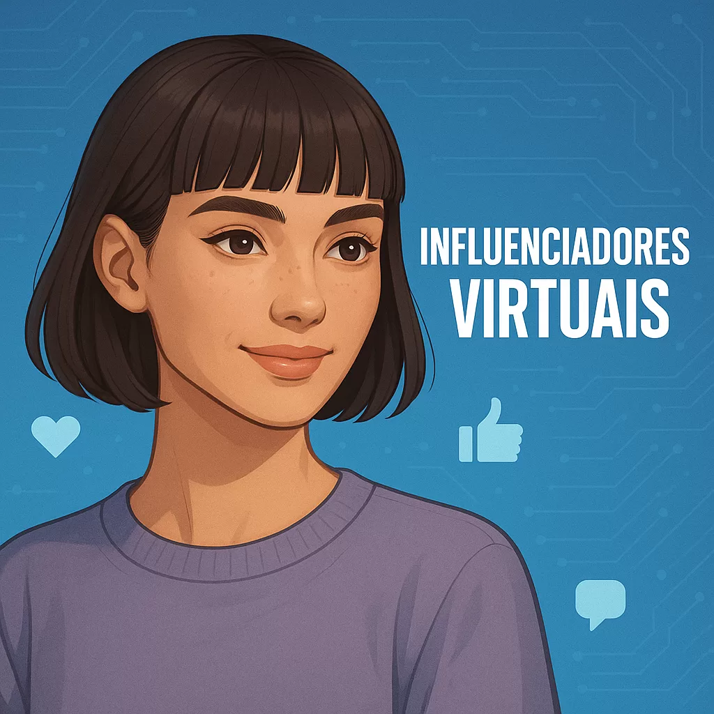 Influenciadores Virtuais: Eles Não Existem, Mas Vendem de Verdade